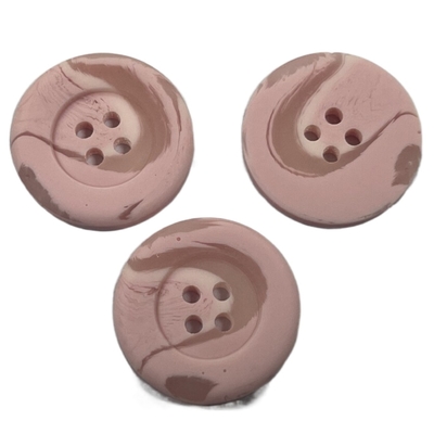 3/4 &quot;4 Delikli Plastik Ceket Düğmeleri Pembe Renk Kadın Ceket Kazak İçin Kullanım