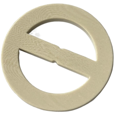 2 Delikli Polyester Plastik Tokalar 61mm Açık Kahverengi Çanta Kaban Dış Giyim İçin Kullanım